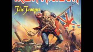 The Trooper backing track with vocals and guitar harmonies [upl. by Clotilda792]