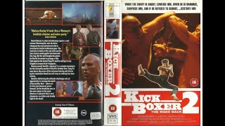 Original VHS Opening Kickboxer 2 1991 UK Rental Tape [upl. by Ahsoik]