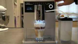 Melitta CAFFEO CI Demonstration Latte Macchiato und Espresso [upl. by Aisats630]