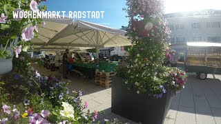 Der Wochenmarkt in Radstadt  frische Produkte von regionalen Standbetreibern amp Höfen [upl. by Ingrid]