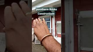 Porotherm Bricks Construction Note  Aishwaryambuilders [upl. by Tnomed]