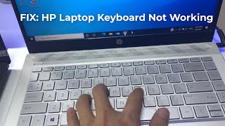 How To Fix HP Laptop Keyboard Not Working in Windows 10 [upl. by Ecineg]