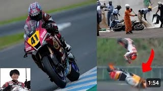 全日本ロードレース選手権ST600参戦の芳賀涼大、オートポリス戦の事故により亡くなるst600 [upl. by Narton]