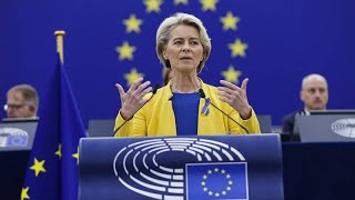 Stato dellUnione guerra energia e riforme nel discorso di von der Leyen [upl. by Collins]