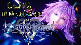 Kingdom Hearts 3 DLCRemind Marluxia Battle CRITICAL MODE VICTORY [upl. by Yreme]