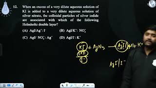 When an excess of a very dilute aqueous solution of KI is added to a very dilute aqueous solutio [upl. by Mitzl]