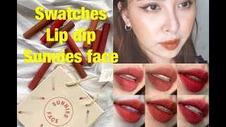 SUNNIES FACE LIP DIP  SON SUNNIES FACE  MAIHUONG MAKEUP [upl. by Ahtennek]