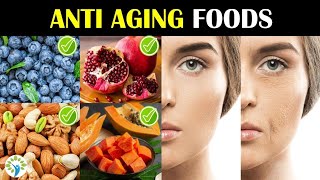 17 TOP Anti Aging Foods For Women [upl. by Attebasile]