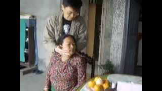 Years of neck cramp fixed in 2 minutes by instant healer in Pokhara Nepal [upl. by Dimo]