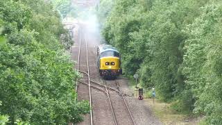 45118 D213 37409 Barrow Hill 29th May 2024 first main line working 0Z40 Barrow Hill Worksop [upl. by Nired]