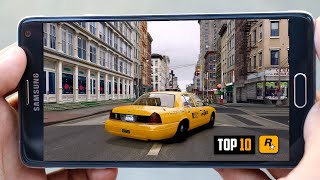 Top 10 Rockstar Games For Android With Download Links  Open World Games Offline [upl. by Slin]