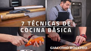 TE VOY A ENSEÑAR 7 TÉCNICAS CULINARIAS QUE TODO COCINERO DEBE SABER  GIACOMO BOCCHIO [upl. by Atteyek]