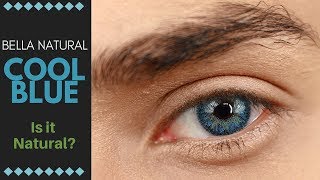 Bella Natural  Cool Blue Contact Lenses Review  Are they a Natural Blue Contact lens [upl. by Fusco240]