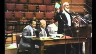 Ahmed Deedat VS Anis Shorrosh  Religious debate about quotIs Jesus Godquot part 14 Full Version [upl. by Etrem]