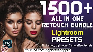 1600 All In One Retouch Bundle Lightroom Presets amp Camera Raw [upl. by Yrrok756]