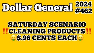 2024462💥Dollar General Couponing🤑SATURDAY SCENARIO‼️CLEANING PRODUCTS‼️96 CENTS EACH‼️Must Watch👀 [upl. by Leshia181]