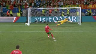 Cristiano Ronaldo penalty miss vs Slovenia vs Portugal after Jan Oblak penalty save [upl. by Weigle173]