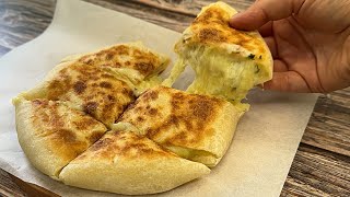 Pan de papa con queso en una sartén Sin horno Sin levadura Sin huevo [upl. by Trstram989]