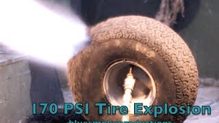 170 PSI Tire Explosion [upl. by Akiret]