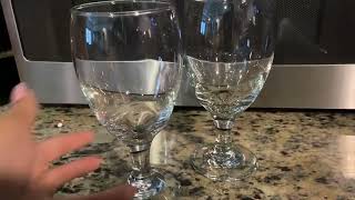 Libbey 16 Ounce Occasions Classic Goblet Glass Review [upl. by Yffub]