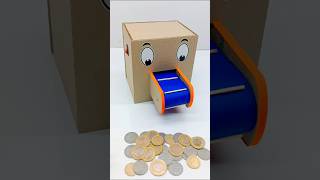 4 Amazing Coin Bank From Cardboard  घर पर बनाओ Piggy Bank  Best Science project ideas shorts [upl. by Leahkim876]