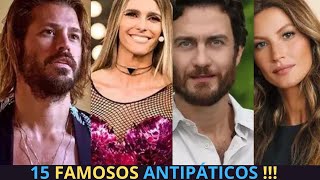 SAIBA QUEM SÃO OS FAMOSOS MAS ANTIPÁTICOS [upl. by Mackoff344]