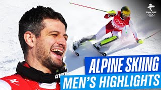 ⛷ Breathtaking descents in the Men’s Alpine Skiing  Beijing2022 [upl. by Anuait646]