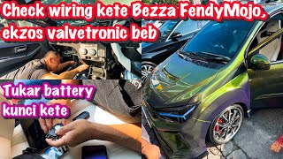 PERODUA BEZZA FENDY MOJO PROBLEM WIRING TUKAR BATTERY KUNCI KERETA MYVI G3  FANCY AUDIO SEK 9 [upl. by Ethbinium220]