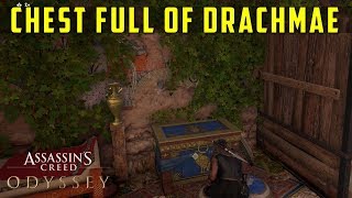 A Chest Full of Drachmae  Find Nation Chest  Koressia Fort Keos  ASSASSINS CREED ODYSSEY [upl. by Hebner]