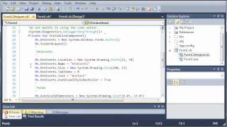 Visual Basic Tutorial  49  Events [upl. by Hake90]