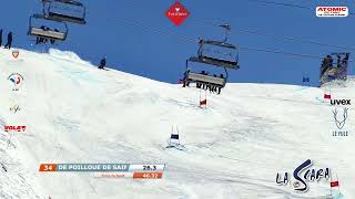 Aimery de Poilloue de Saint Mars 🇫🇷  La Scara GS race Val dIsere weareskiing atomic [upl. by Jewett369]