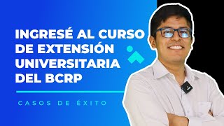 Entrevista a caso de éxito  Juan Flores CEU BCRP [upl. by Aicnatsnoc644]