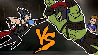 THOR X HULK  QUEM GANHOU [upl. by Ylenaj]