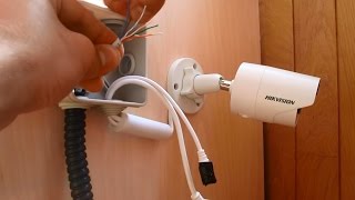 Как установить камеру видеонаблюдения  How to install ip camera [upl. by Hedwiga241]