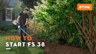 How to Start FS 38  STIHL Tutorial [upl. by Reuven]