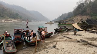 Karen boat trip on Salween River [upl. by Eberle911]