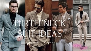 35 Turtleneck Sweater Outfit Ideas for Men  Winter 2024 [upl. by Sherfield]