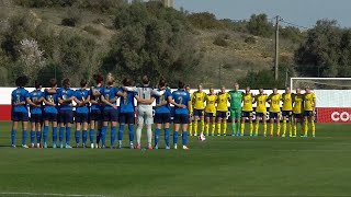 Algarve Cup Sweden  Italy 23022022 [upl. by Kimmi816]