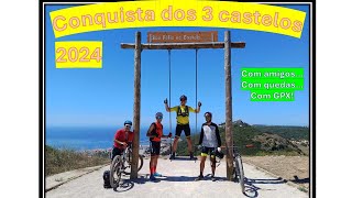 Conquista dos 3 castelos 2024 BTT 130kms [upl. by Notwen]