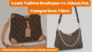 Louis Vuitton Boulogne vs Odeon PM MOD Shots What Fits In Each Bag Comparison Video [upl. by Verna]