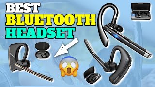 Best Single Ear Bluetooth Headset In 2023  Top 5 Bluetooth Headsets Review [upl. by Earahc56]