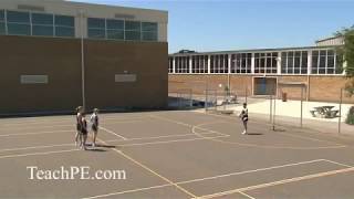 Netball  Attacking Movement  Double Lead Level 3 [upl. by Aley]