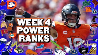 Very HONEST NFL Power Rankings Week 4 [upl. by Torras]