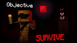 The objective is simple Survive Moded horror minecraft [upl. by Alak]