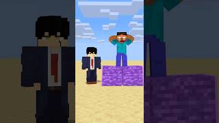 HELP Herobrine To Power Up Jump With Bigger And Bigger Bedrock friendship shorts trending anime [upl. by Aisyle284]