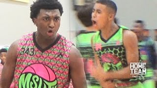 Kyree Walker Vs Julian Newman 52 points Was Epic CRAZY Game at MSHTV Camp [upl. by Steffy754]