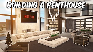 BUILDING A PENTHOUSE IN BLOXBURG [upl. by High]