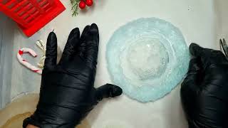 How to Create Crystal Effect In Resin  Using My DIY Silicone Druzy Mold  Silicone Crystal Mould [upl. by Doyle]