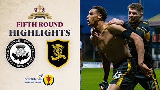 Partick Thistle 23 Livingston AET  Scottish Gas Mens Scottish Cup Fifth Round Highlights [upl. by Isacco622]