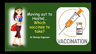 5 minute take Vaccinating 1520 year old  Adolescent travel Immunisation  by Dr Sheeja Sugunan [upl. by Aillij]